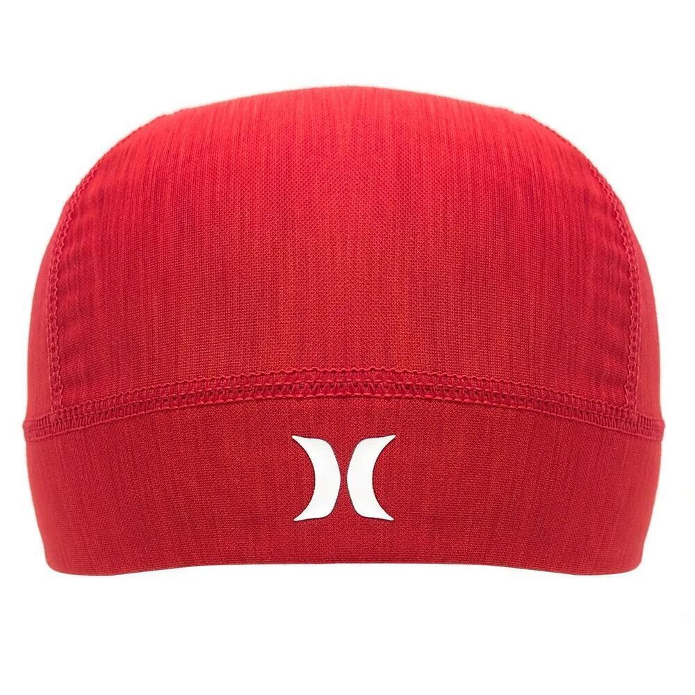 Hurley Skully Running Beanie Men's Skull Cap Red One Size New